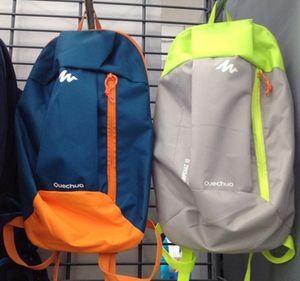 迪卡侬双肩包 包邮休闲旅行旅游轻便迷你双肩背包 超轻小书包印字