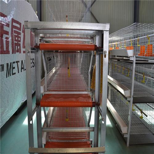 现货直销加密加粗肉鸡笼子立式三层自动清粪养殖场肉鸡笼公鸡笼