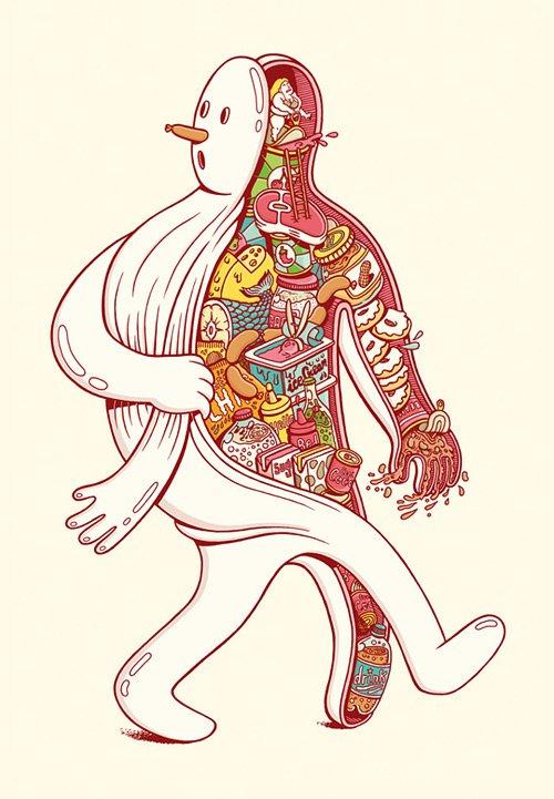 精选国外大师创意风格的插画设计欣赏