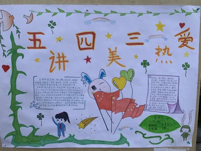 德美兼育——阜南玉泉中学举办手抄报创作大赛会展,赶