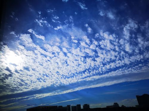 蓝天白云晴空万里恰如心境