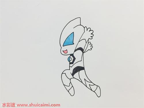 终极捷德奥特曼怎么画 终极捷德奥特曼简笔画简单