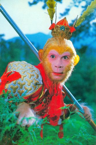 六小龄童扮演的孙悟空