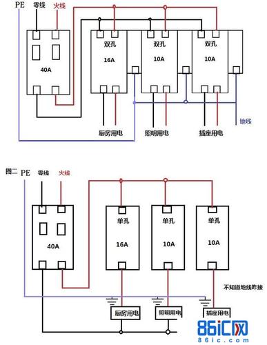 86ic网 新闻资讯 电子知识 正文>  空气开关接线方