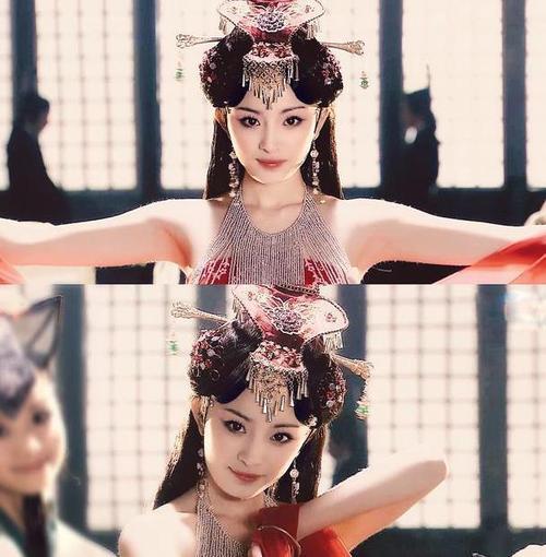 杨幂19岁饰演"王昭君"模样水灵,剧中罕见献舞造型美艳