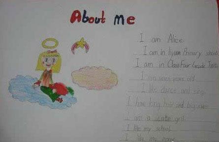 三年级简单的英语自我介绍手抄报 三年级简单手抄报