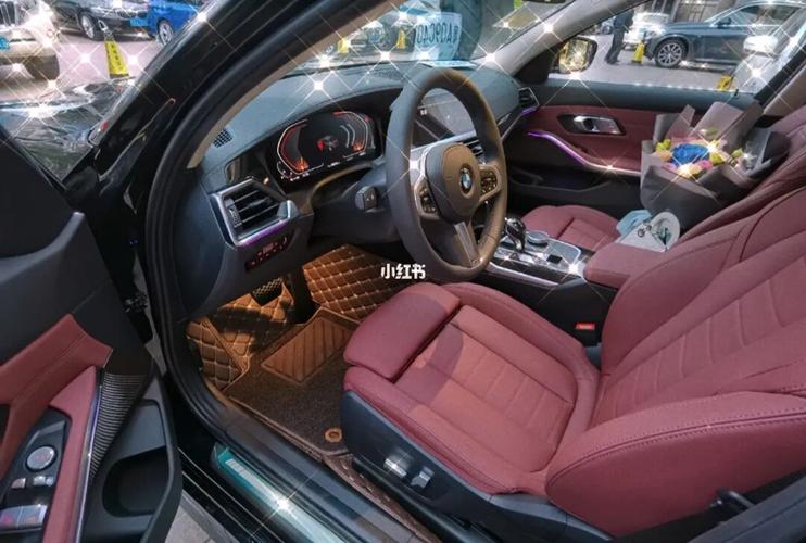 宝马新3系火山红内饰 | 绝美不后悔09_宝马怎么样_方向盘_摄影_氛围