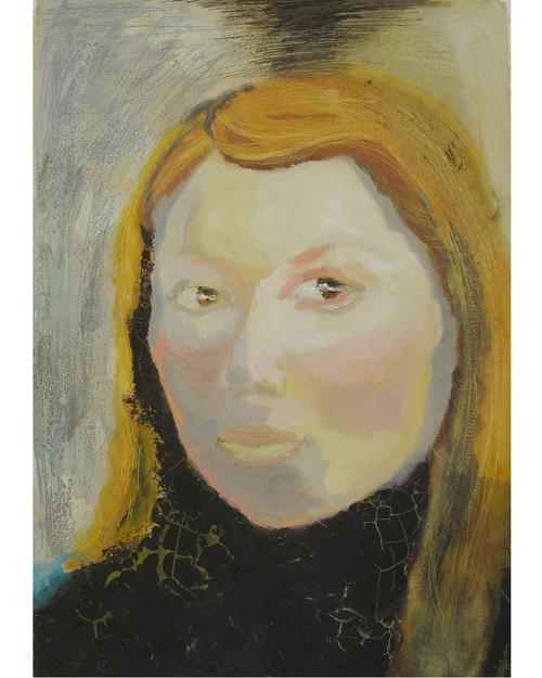 自画像,脱胶版画2011