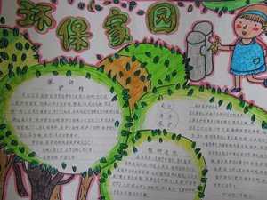 文明过年绿色过节手抄报 绿色手抄报
