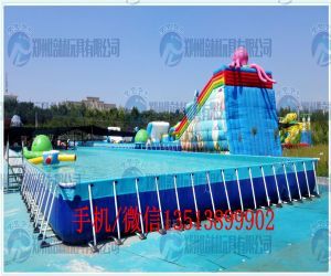 江苏扬州充气游泳池-儿童充气水上乐园设备新款