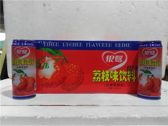 荔枝味荔枝爽饮料 银鹭荔枝爽荔枝味饮料240ml*12罐 多地包邮