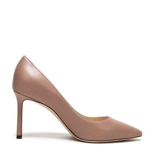 jimmyChoo,jimmy choo经典款 jimmychoo/周仰杰 女士皮革尖头高跟鞋 romy 85 kid