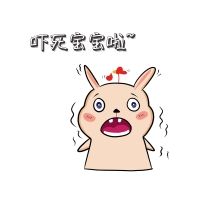 惊吓可爱卡通男孩表情包1