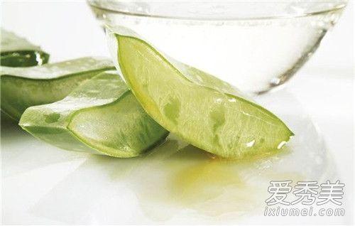 芦荟面膜的制作方法