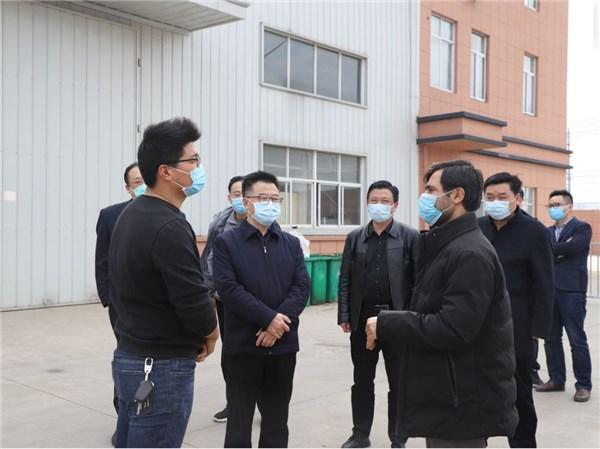彭禧元赴郎溪经开区督查疫情防控和企业复工复产工作