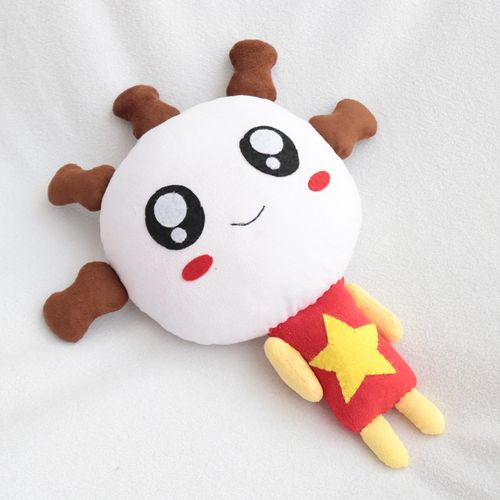 手缝布艺自制作创意礼物小圆子玩偶布偶不织布手工娃娃diy材料包