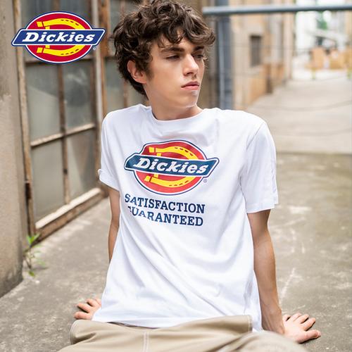 dickieslogo印花短袖t恤迪克斯旗舰店官方正品蒂克男女情侣款休闲