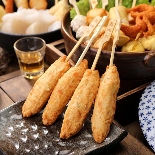 鳕鱼蔬菜10串鼎味关东煮食便利店罗森水煮串香鱼丸