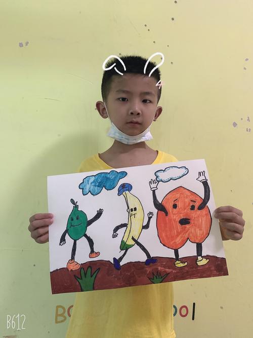 卡通班绘画水果王国