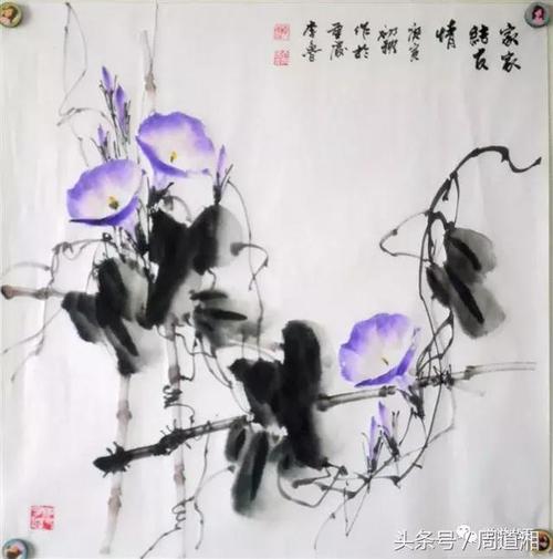 简单入门写意花鸟画教程值得收藏学习