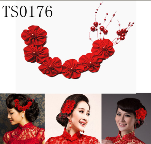 新娘旗袍头饰头花