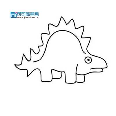 恐龙的简笔简笔画