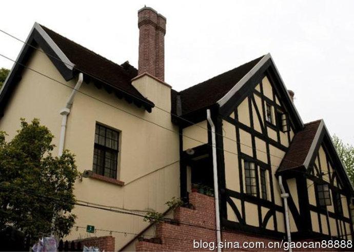 五原路289弄英国传统风格的联立式花园住宅.