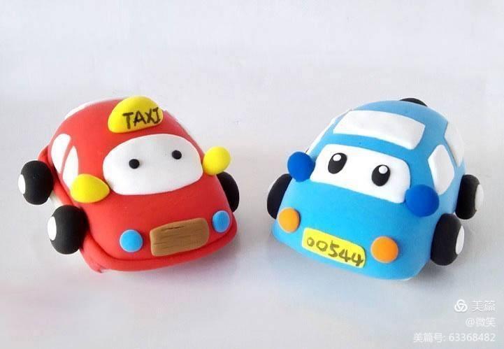 乐园爱心幼儿园——橡皮泥手工制作 《小汽车》