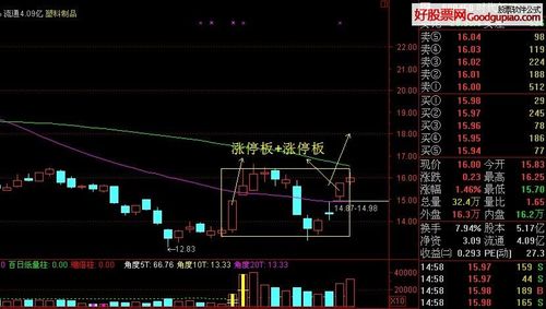 怎样炒股入门知识: 6,同属双响炮形态的股票