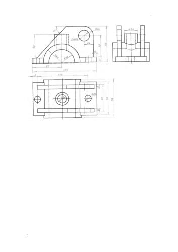 画三视图(机械制图习题答案)