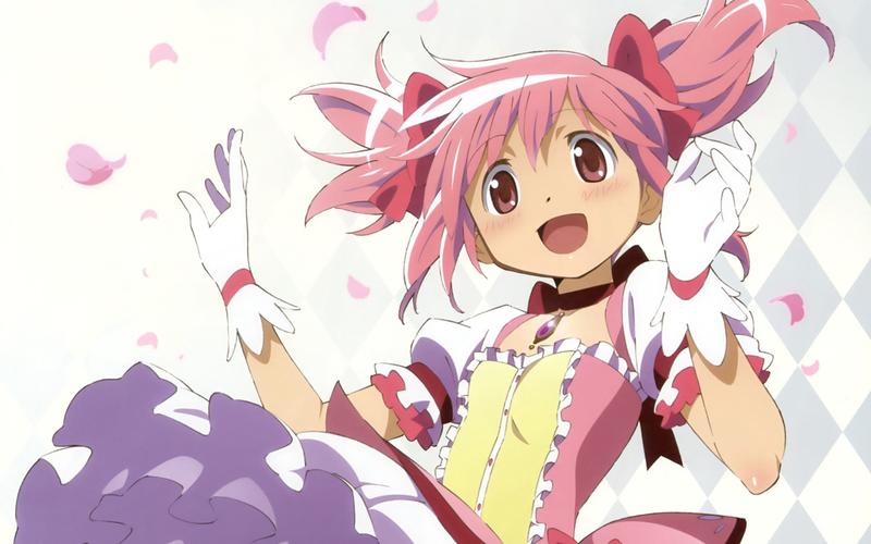 魔法少女小圆鹿目圆香图片桌面壁纸