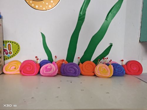 托班彩泥手工 ——《蜗牛娃娃 》