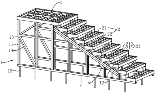 一种预制钢架楼梯的制作方法