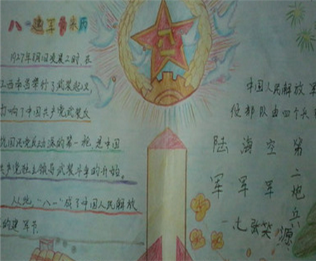 关于小岛边防战士的手抄报 关于孝的手抄报