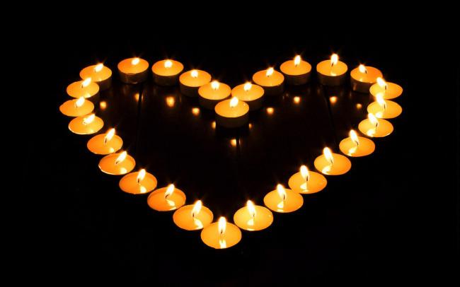 心形蜡烛