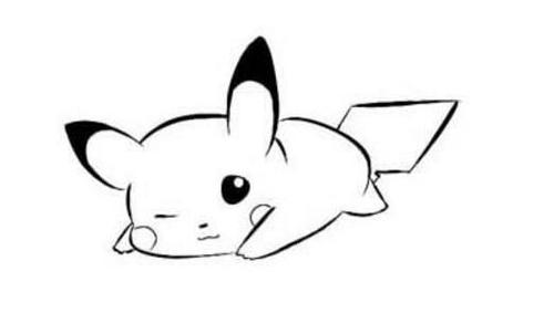 画画图片大全卡通人物皮卡丘_绘画吧-画画