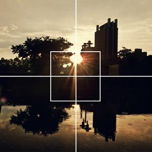 中央构图非常好理解,就和它的名字一样,是指将被摄体安排在画面的