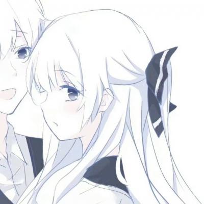 高清情头一男一女高冷动漫图片_情侣动漫头像_头像屋