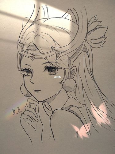 貂蝉过程图_貂蝉_绘画_文化_绘画