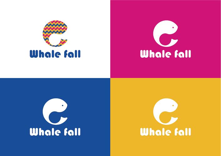 鲸落vis|平面|logo|海猫食堂 - 原创作品 - 站酷 (zcool)