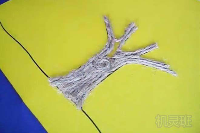 儿童环保手工:瓦楞纸废物利用简单制作漂亮大树(步骤图解)