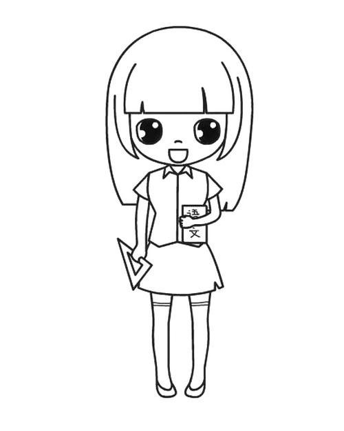 老师办公怎么画简笔画