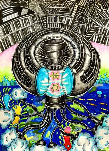 海水淡化器-科幻画网