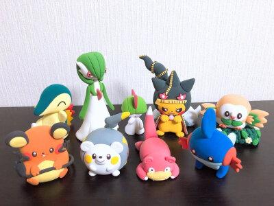 推主きょげん手工制作的精灵宝可梦粘土作品