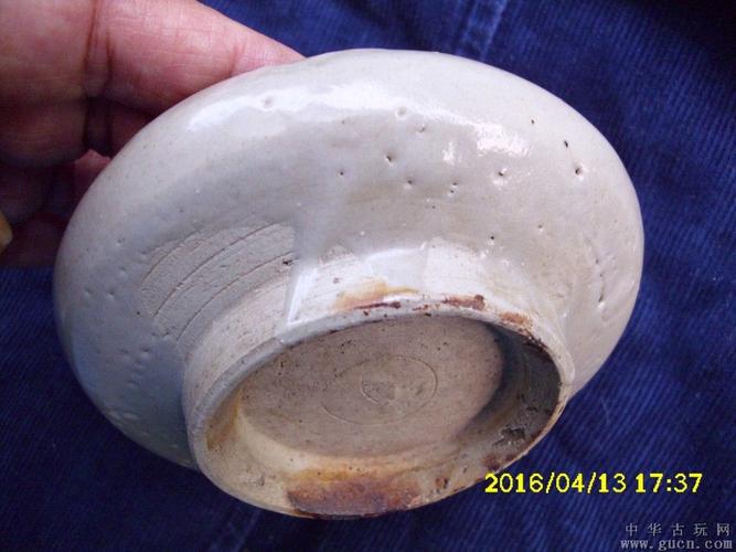 元代浊卵白釉,枢府瓷砚台