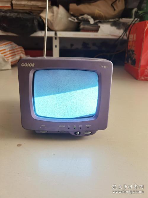 soson tv550黑白老式小袖珍黑白小电视 可开机声音正常 怀旧民俗老家