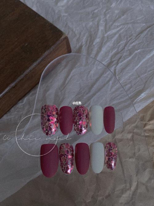 【客订分享】梅子韩国亮片磨砂美甲_亮片_韩国_磨砂美甲_美甲_显白_亲