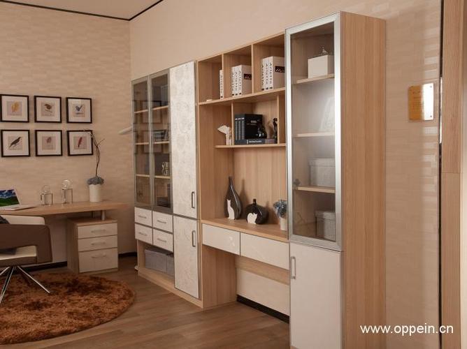 书桌书柜组合2018款书桌书柜图片集
