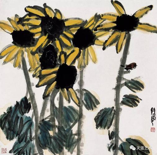 当代中国画名家——问雨花鸟【天涯艺术1112期】