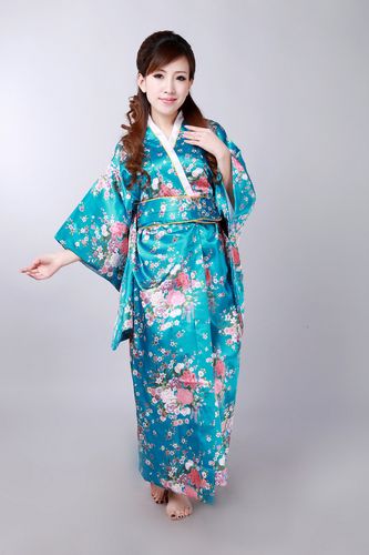 和服12印花和服 日本仕女式和服民族舞台演出服宝塔表演拍照写真古装